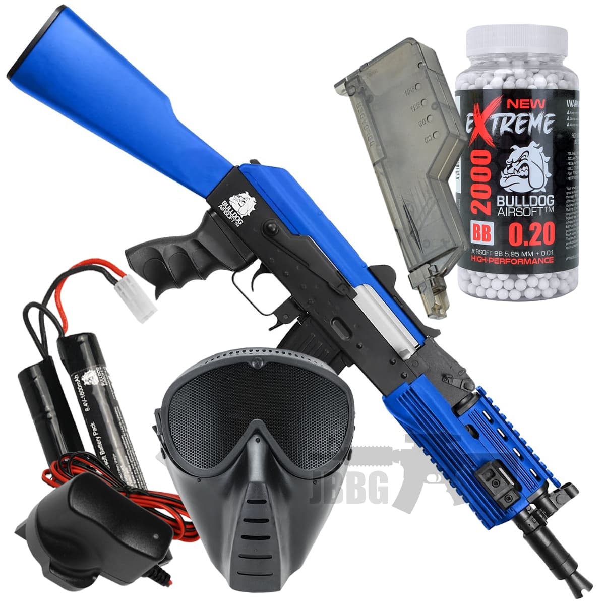 Bundle Offer Bulldog AK47C Tactical Airsoft Gun