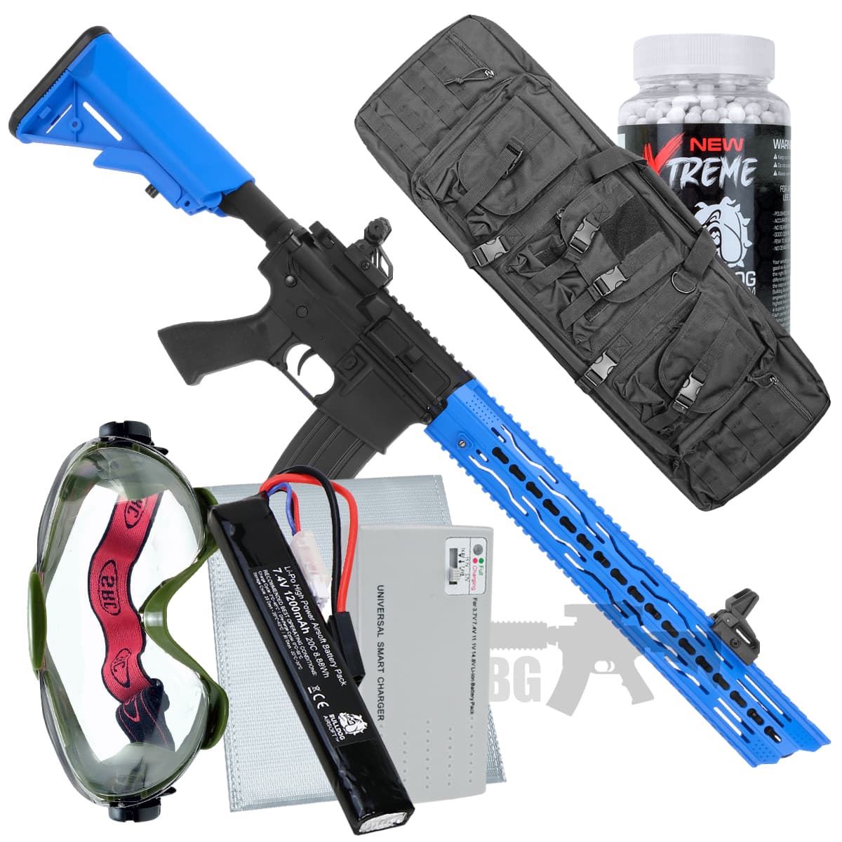 Offer Bulldog Mamba ST P1 Airsoft Gun Set