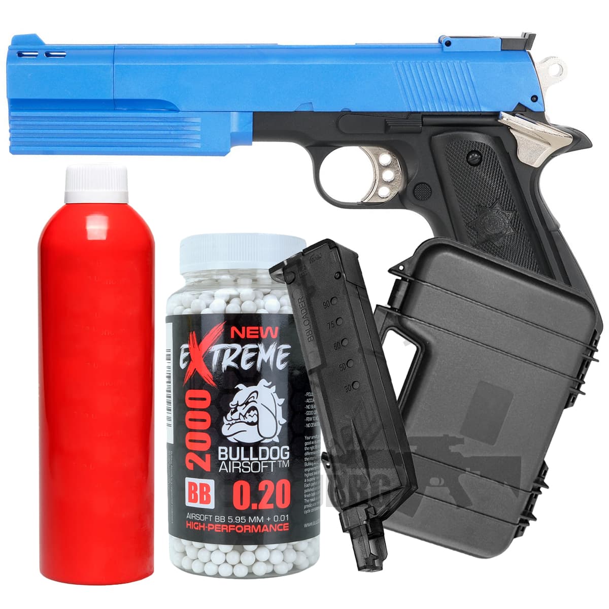 Offer HG125 Gas Airsoft Pistol Blue
