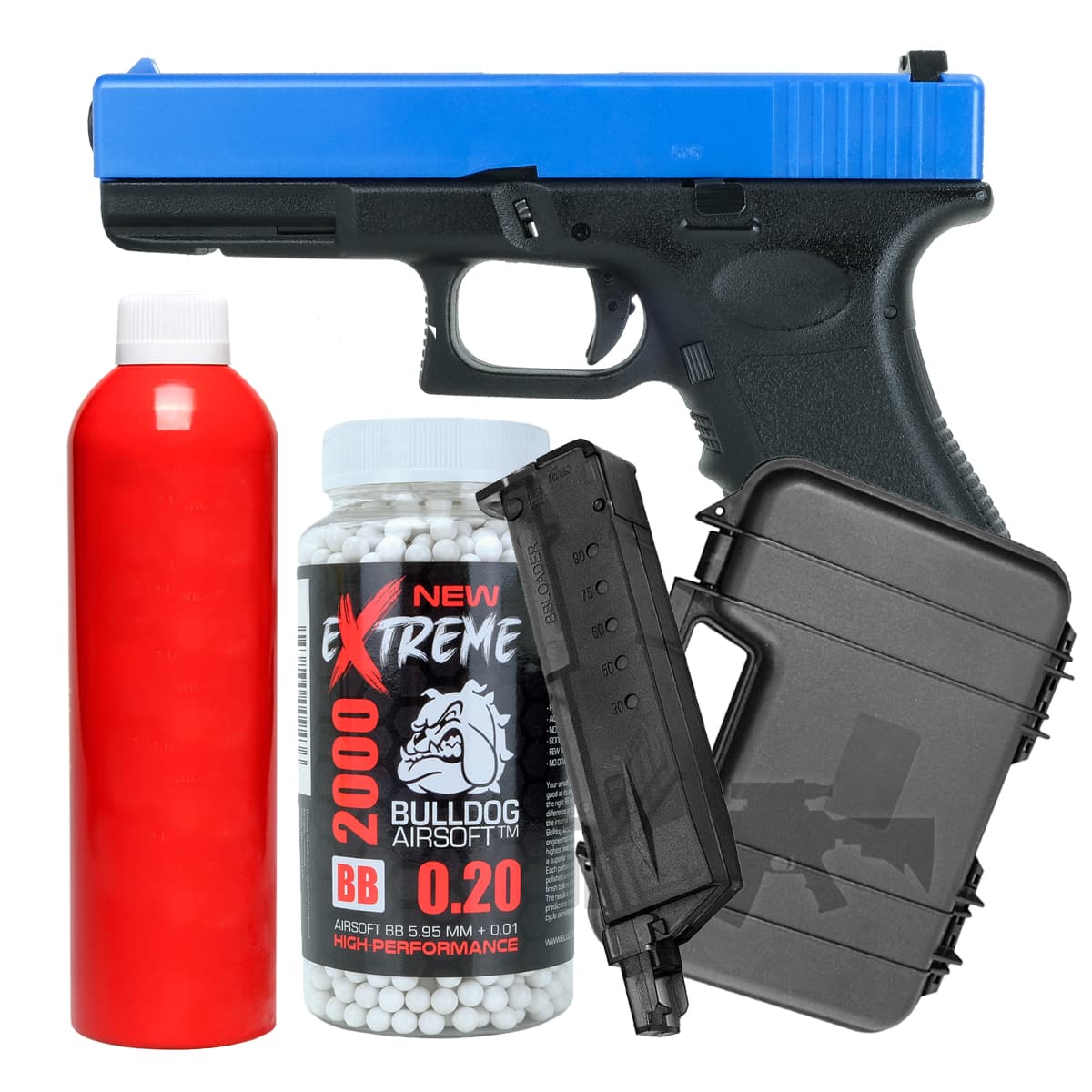 Offer HG185 Gas Pistol Blue
