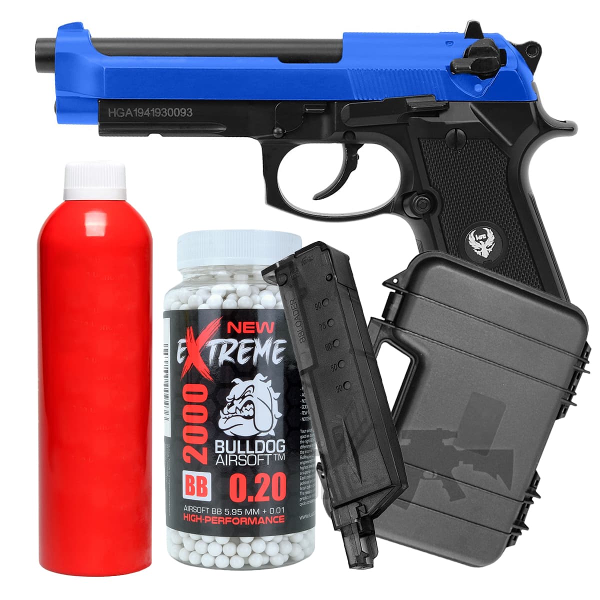 Offer HGA194B Full Auto Gas Airsoft Pistol