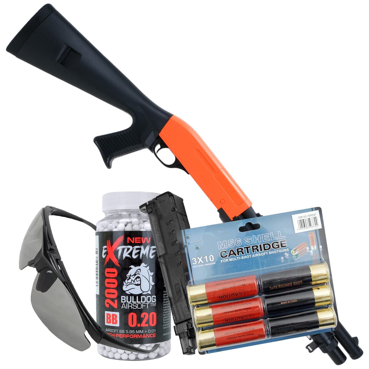 Offer M56A Airsoft Shotgun Set