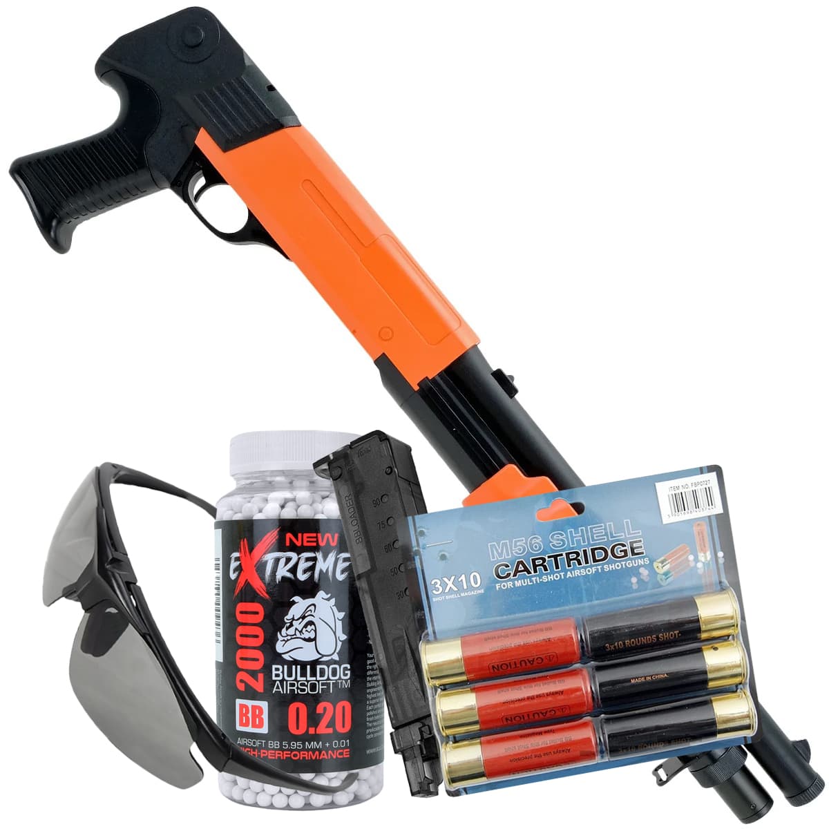 Offer M56B Airsoft Shotgun Set