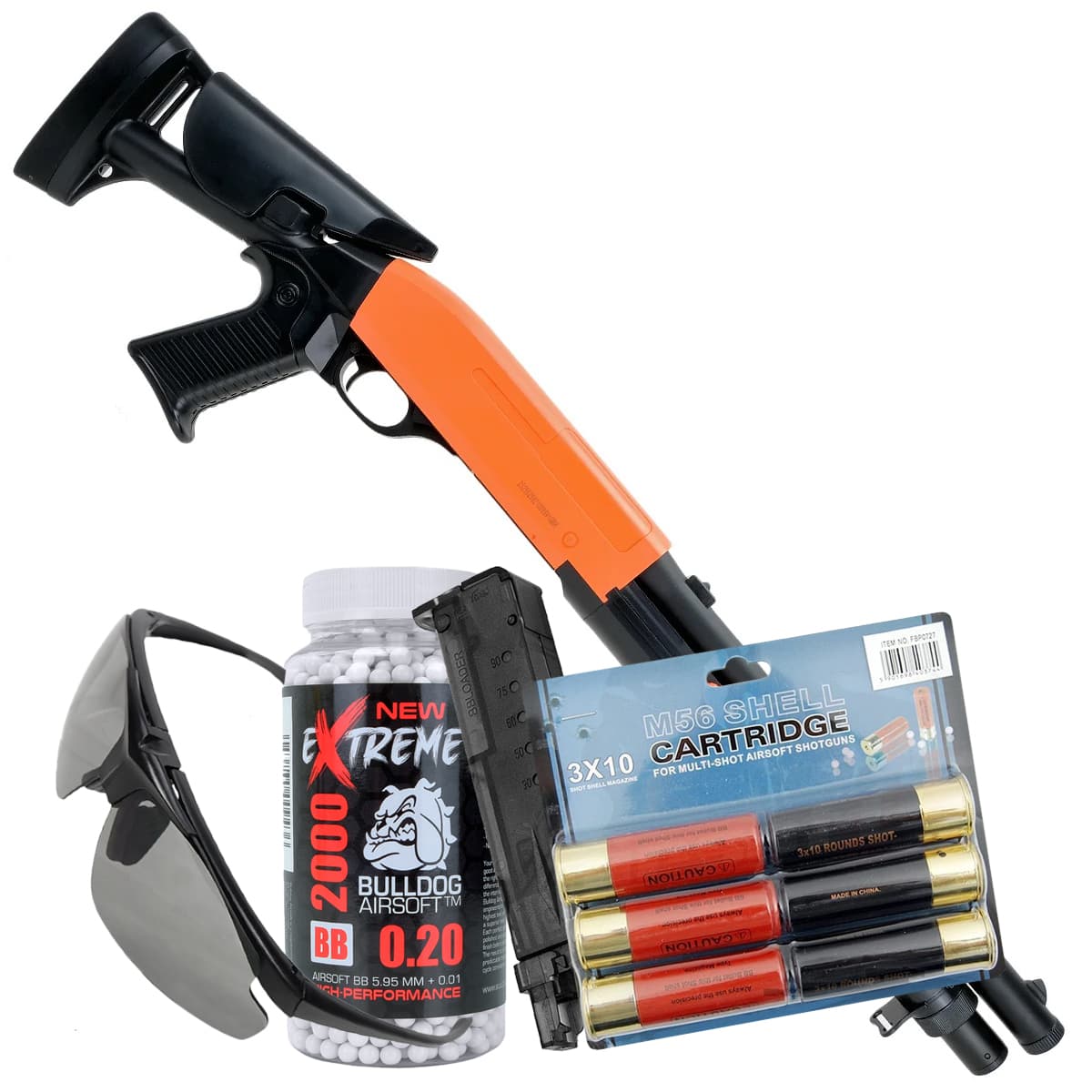 Offer M56C Airsoft Shotgun Set