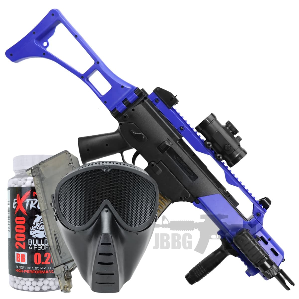 Bundle Offer M85P Electric Airsoft BB Gun Blue