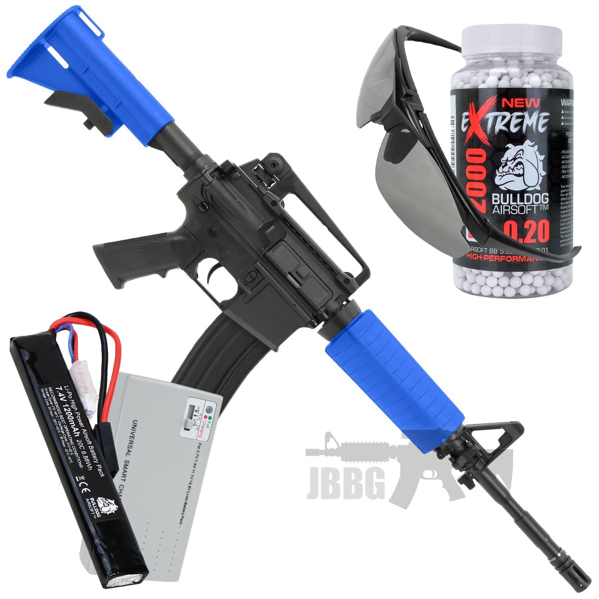 Offer SR4A1 M4 Carbine Sportline AEG Airsoft Gun Blue