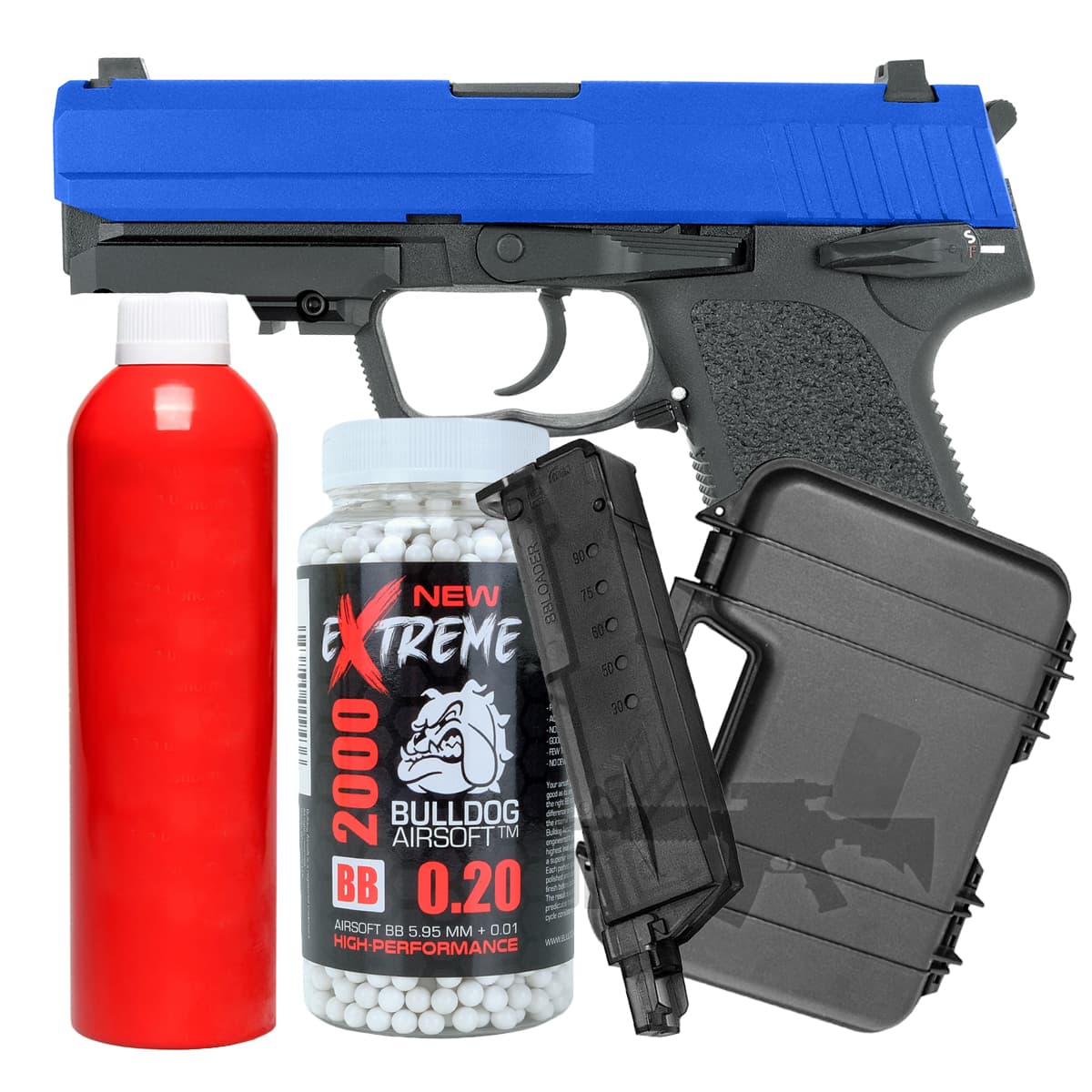 Bundle Offer SRC SR-SP USP Gas Airsoft Pistol