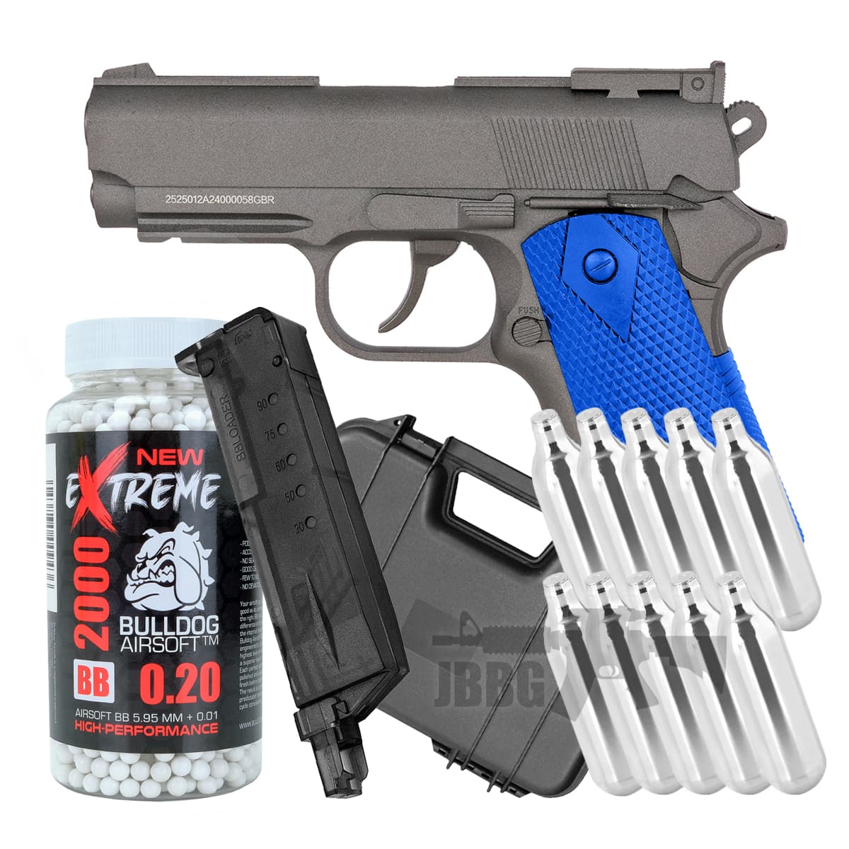 Offer WELL G291 Co2 Zinc Alloy 1911s Airsoft Pistol