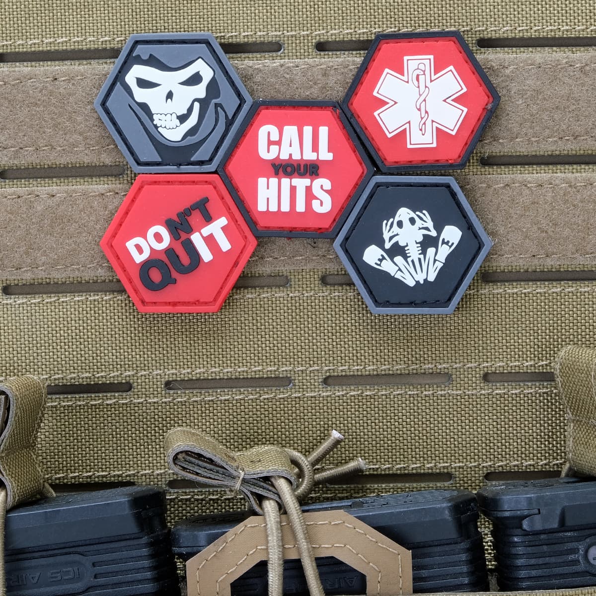 Your Hits Catchphrase Red Ballistic Hex Patch BH00028 — image 2