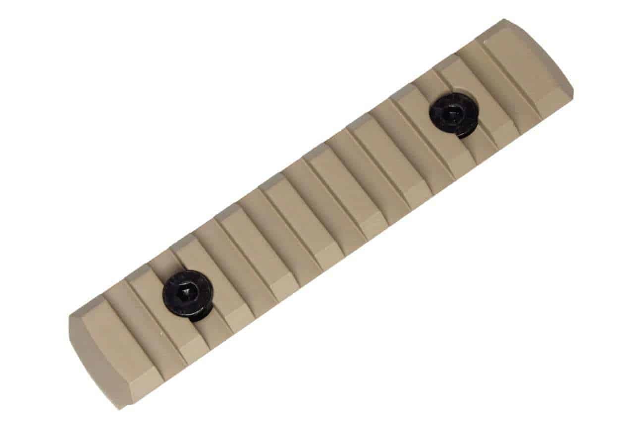 9 Slot M-Lok Rail Panel - Dark Earth
