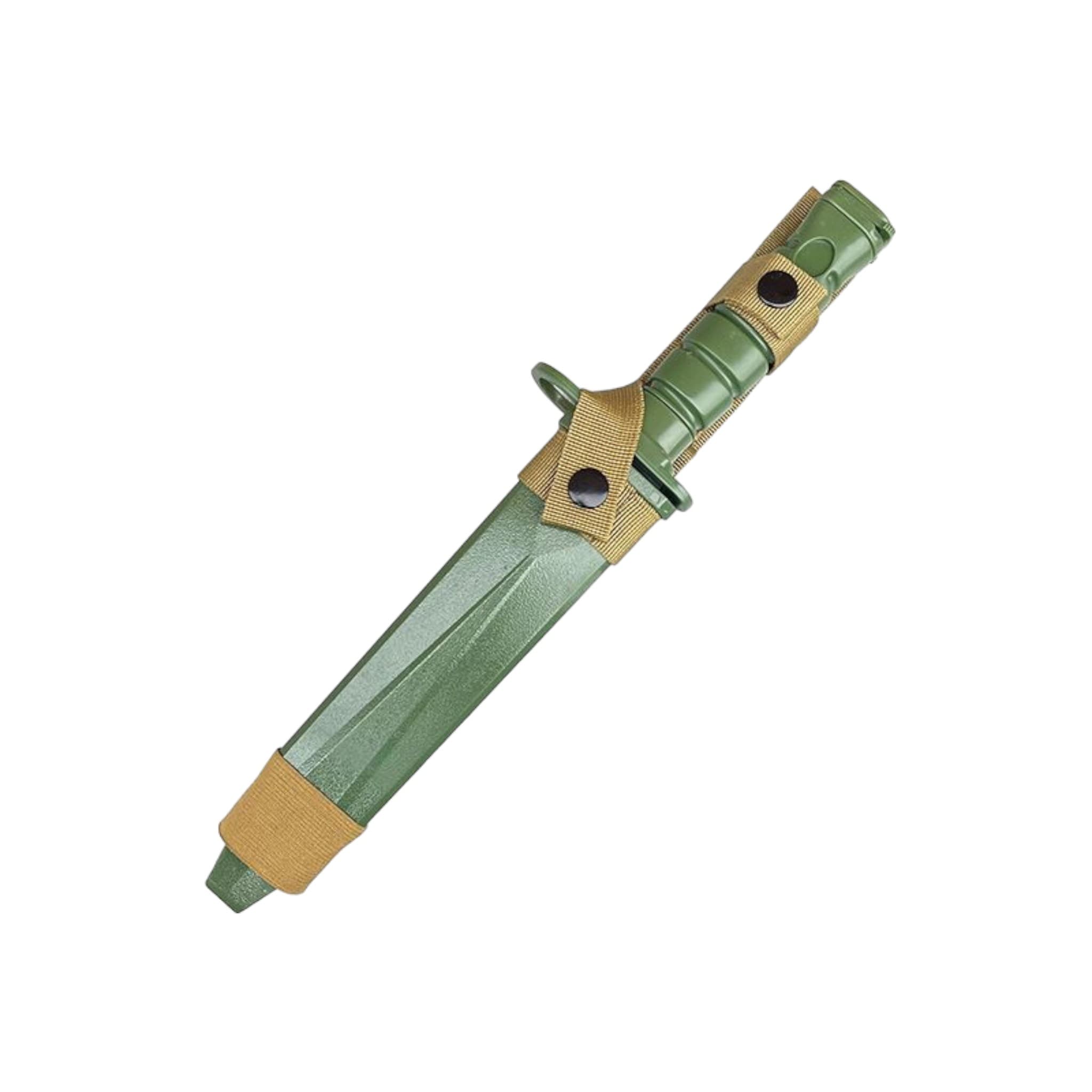 M4 Rubber Knife with Case Frog and Straps (Bayonet – TD201)