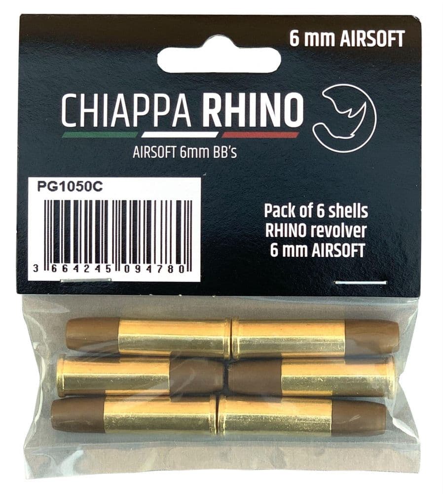 6mm Airsoft 50DS/ .357 Magnum Shells (Pack of 6) — image 2