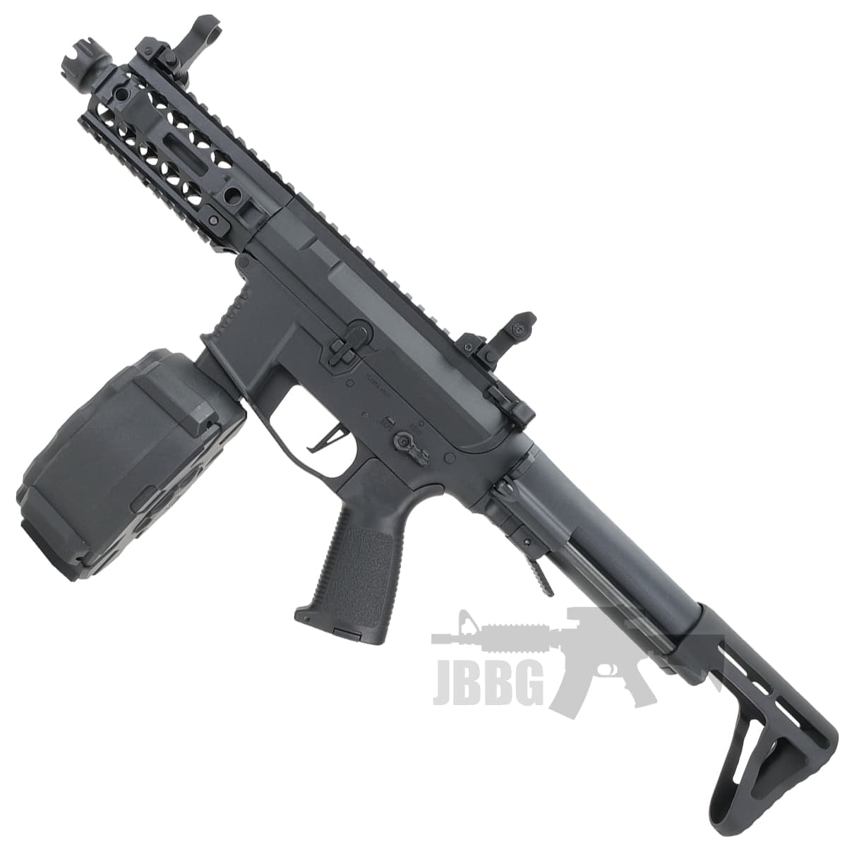 PX9 Airsoft Gun AEG with Drum Mag Blue — image 2