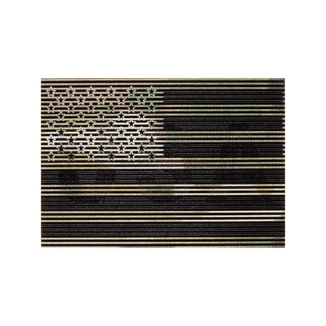 Airsoft Dual IR Patch USA Mulicam