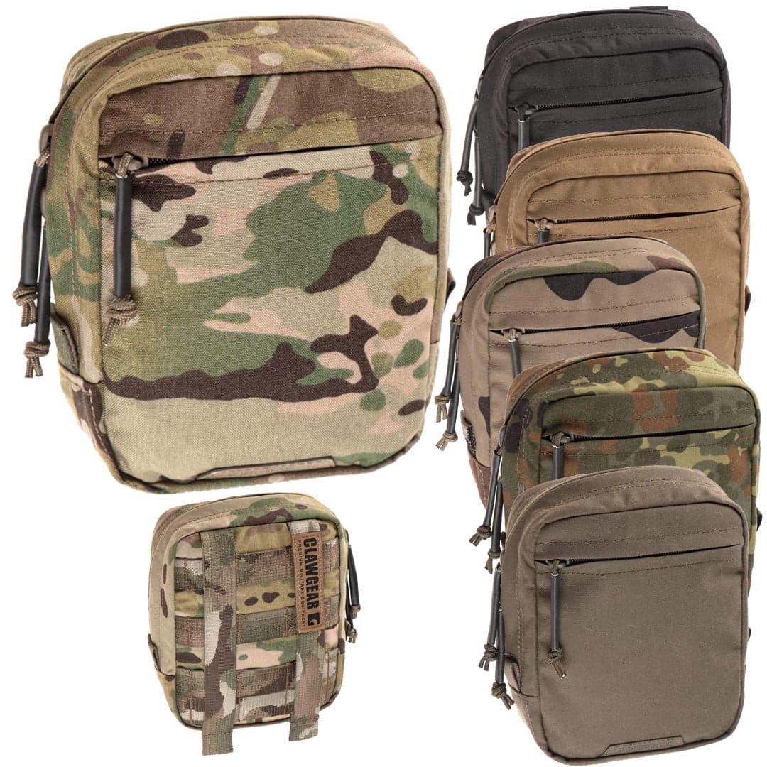 Medium Vertical Utility Pouch Zipped CORE Molle