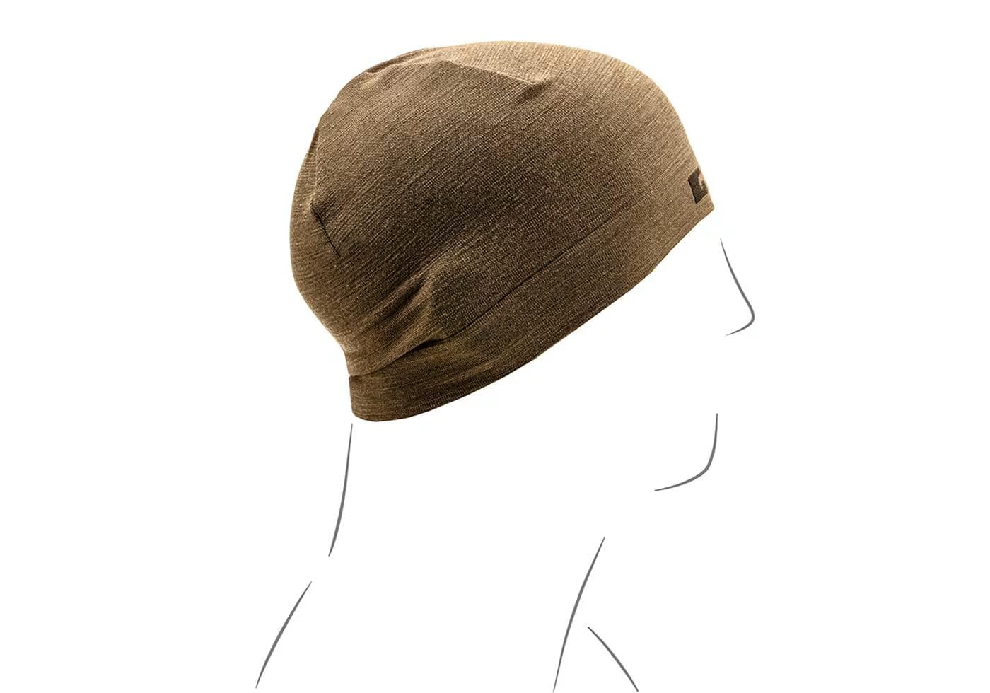 Merino Seamless Beanie Docker Hat Stonegrey — image 2