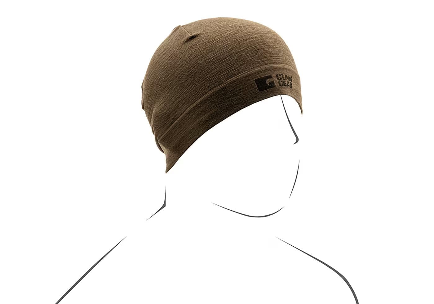 Merino Seamless Beanie Docker Hat Stonegrey
