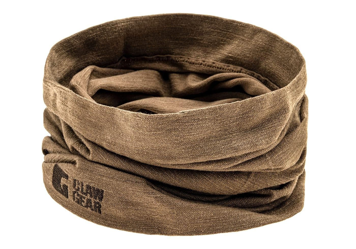 Merino Seamless Neck Gaiter Snood Long Stonegrey — image 3
