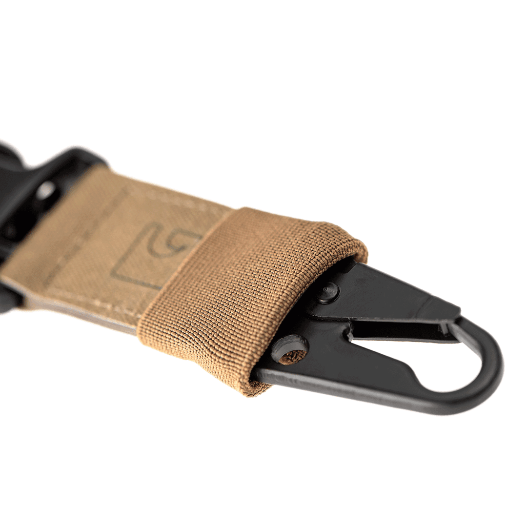 One Point T-End Vest Sling Snap Hook Molle Bungee Sling — image 2