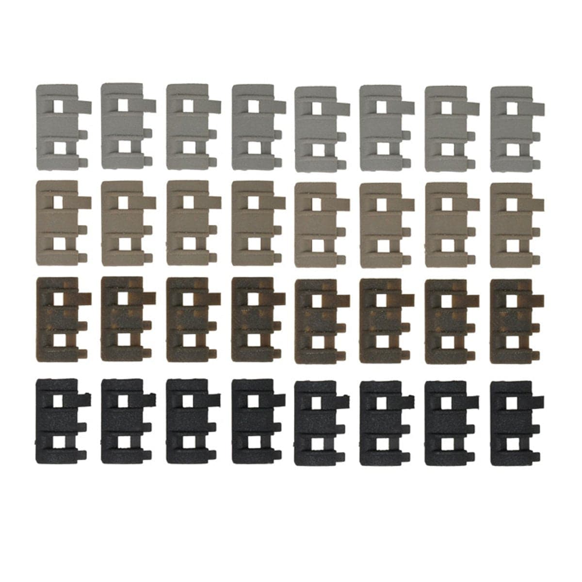 FMA Airsoft 32 Piece Twin Rail Panel Set RIS Rail Covers — image 2