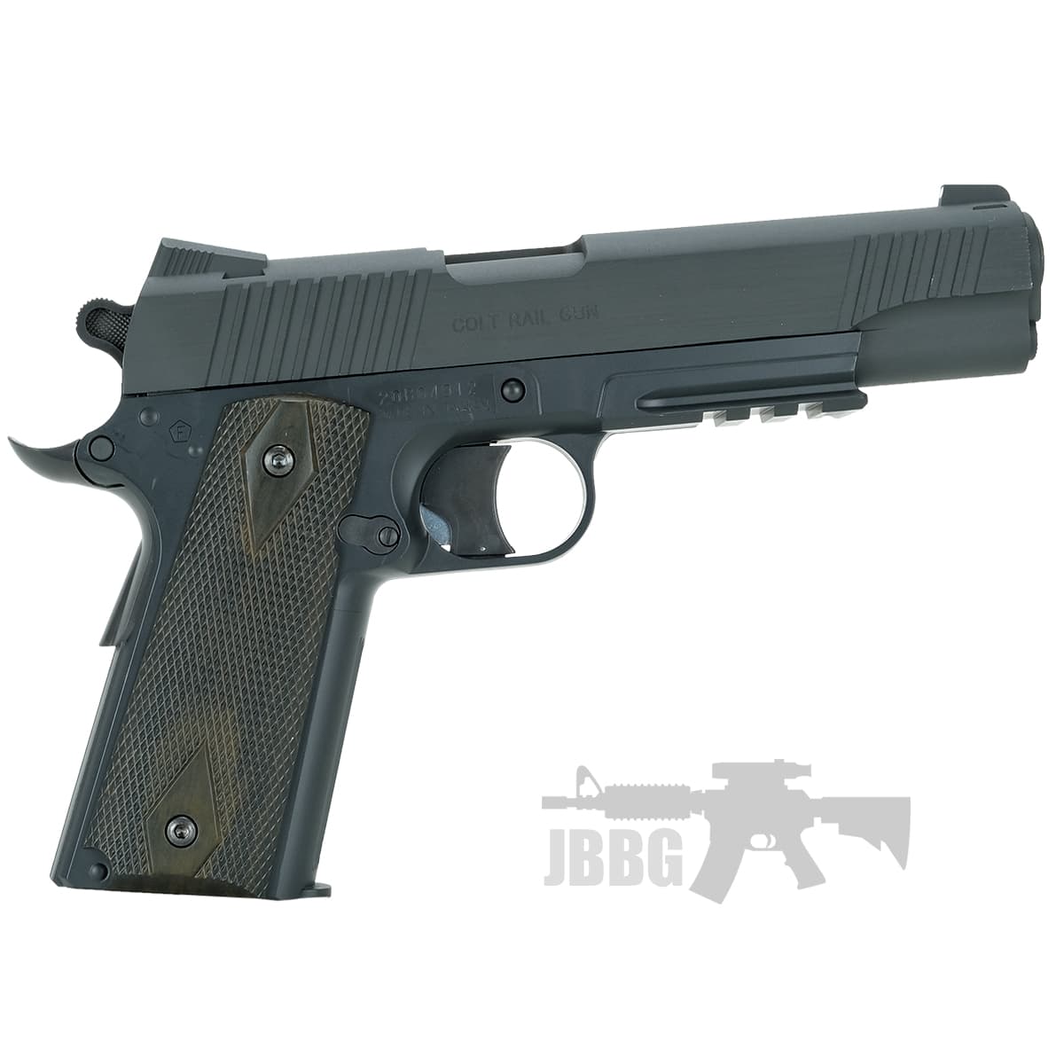 1911 Rail Gun NBB Airsoft Pistol Replica Blue — image 2