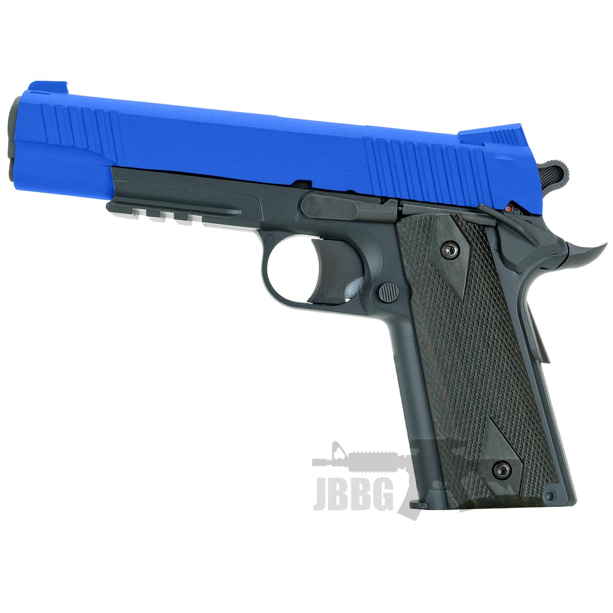 1911 Rail Gun NBB Airsoft Pistol Replica Blue