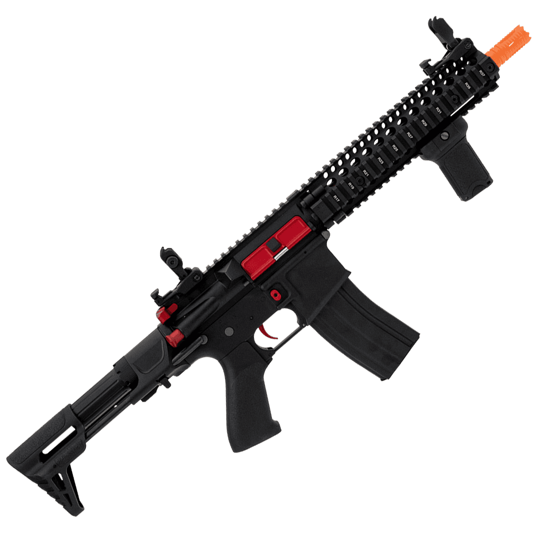 Cybergun Colt Sierra M4 PDW Airsoft Rifle Red