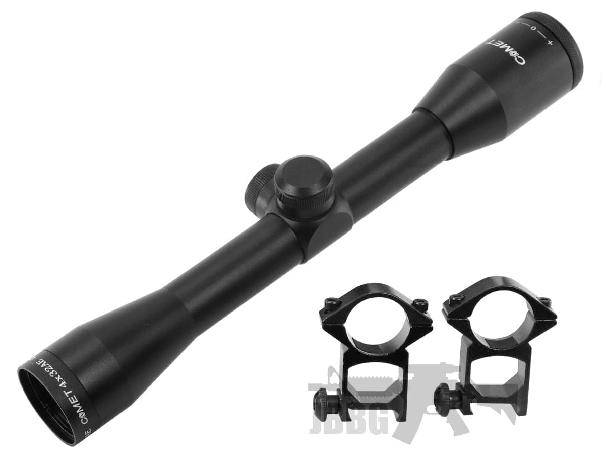 Pro 4X32 Rifle Scope with Mounts — image 3