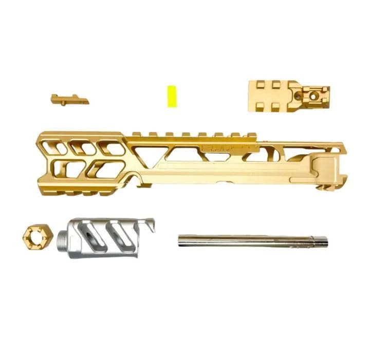 AAP-01 FUKU-2 CNC Upper - Short Skeletonised Gold / Silver