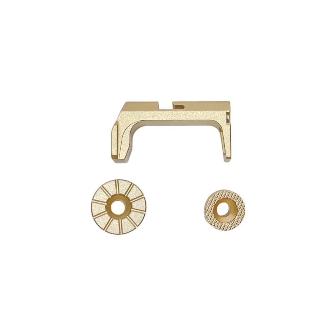FUKU-2 Frame CNC Magazine Release Set – Silver (AAP-01/C)