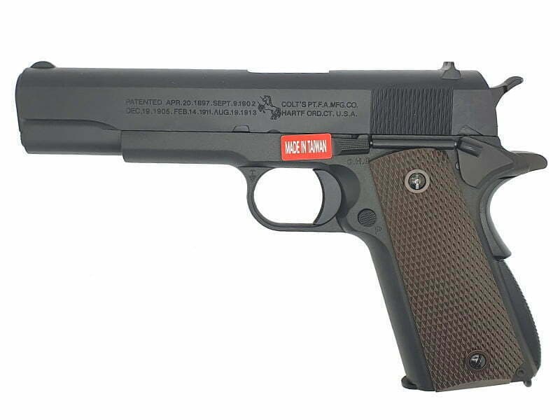 Colt M1911A1 Gas Blowback Pistol (by AW Customs – CG-AP0100 – 180565)