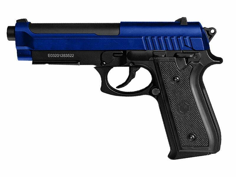 PT92 Co2 Fixed Slide NBB Pistol (Cybergun – 210308) (Blue)