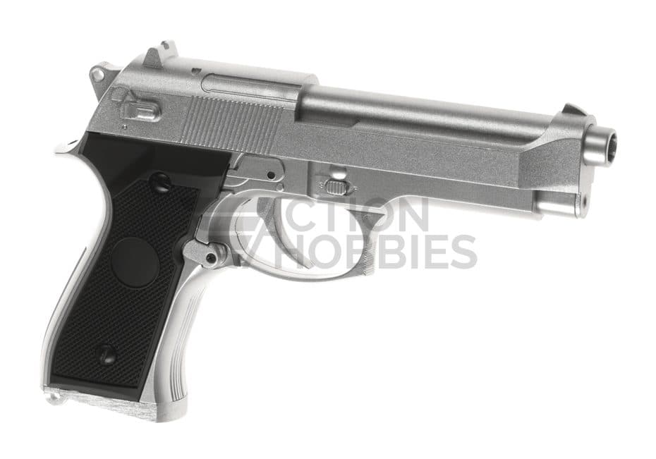 CM126 M9 Airsoft AEP – Silver – Discontinued — image 2