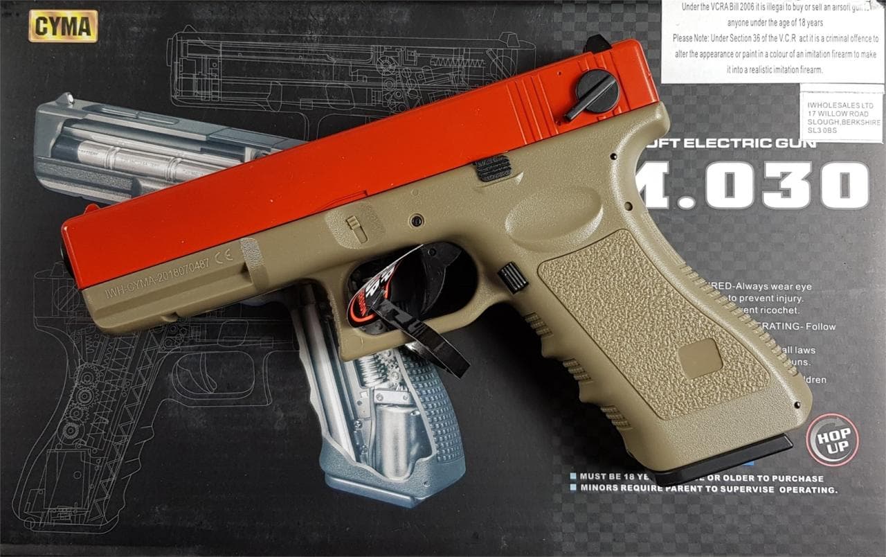 CM030 G18C Airsoft EAP – Red — image 3