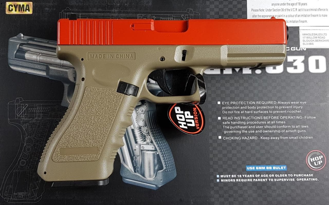 CM030 G18C Airsoft EAP – Red