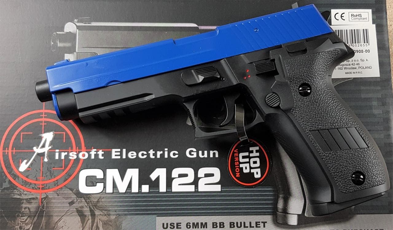 Sig 226 AEP CM122 Electric Pistol – Blue