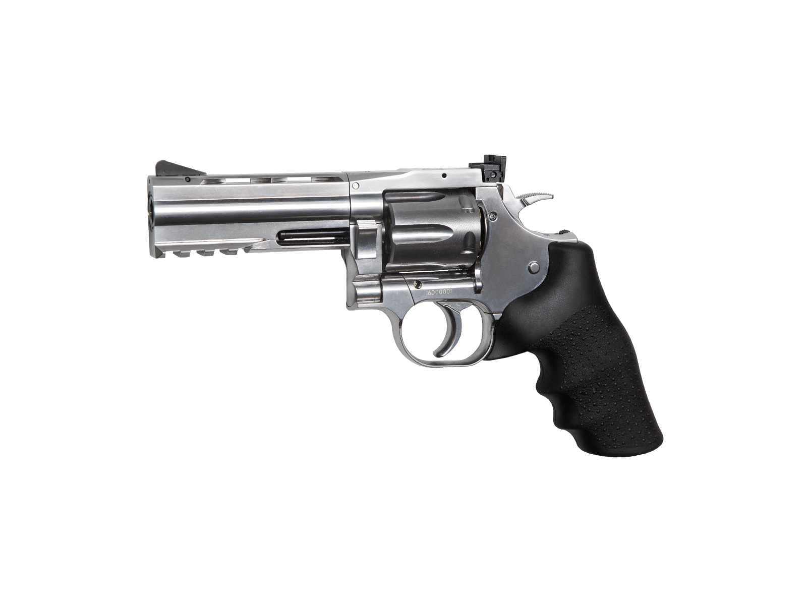 715 4" Airsoft Revolver Silver — image 2