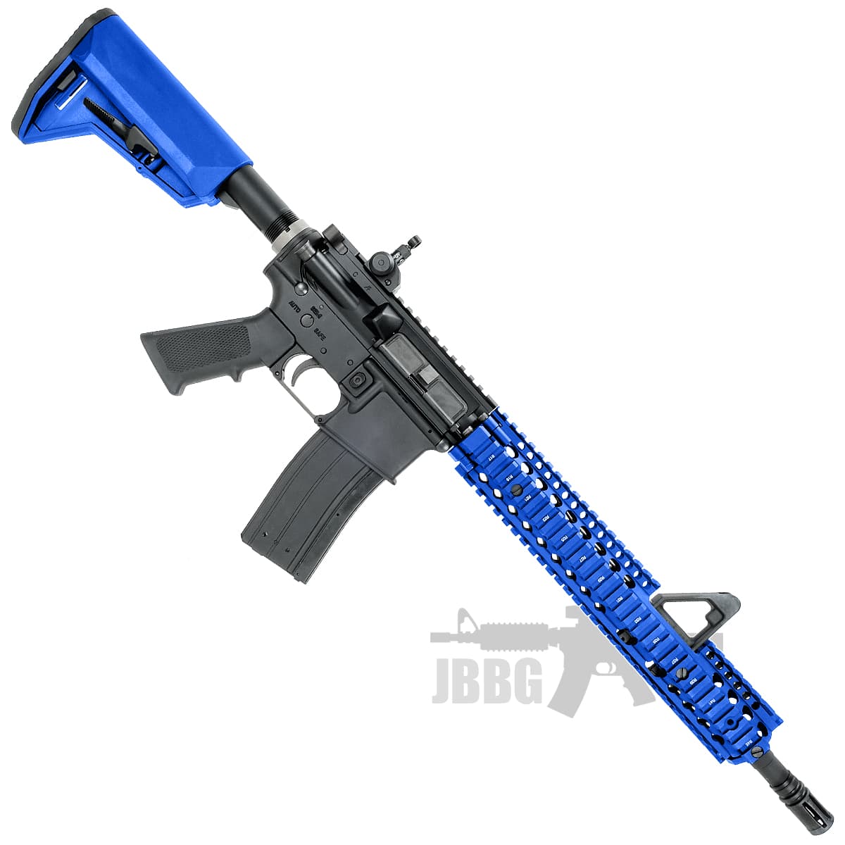 Defense M4A1 FSP Gas Blowback Airsoft Rifle Blue
