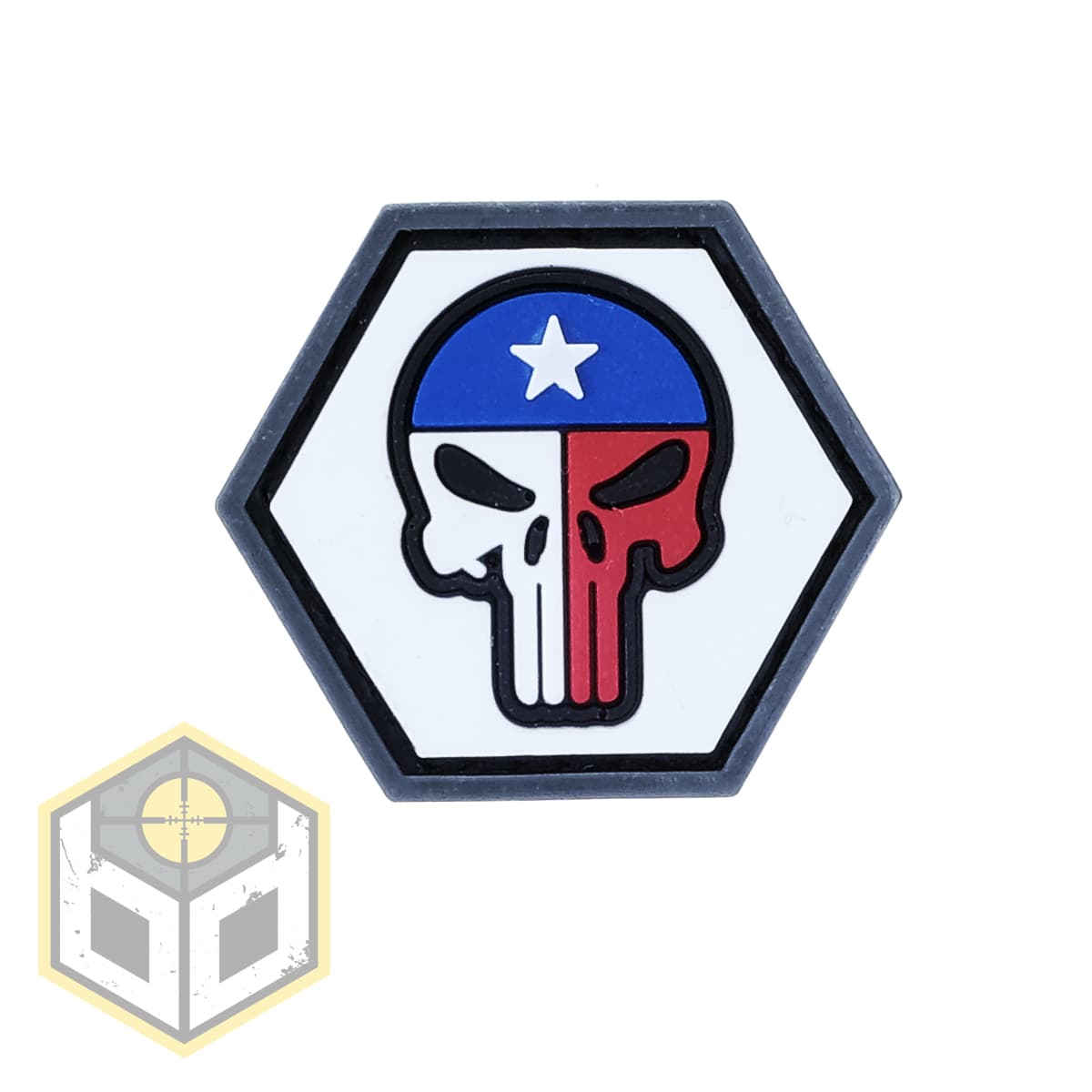 Skull Texas Ballistic Hex Patch BH00034