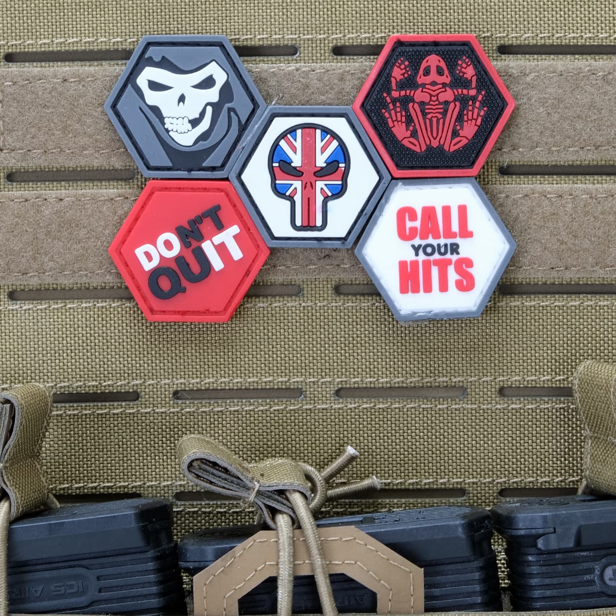 Skull UK Ballistic Hex Patch BH00036 — image 2