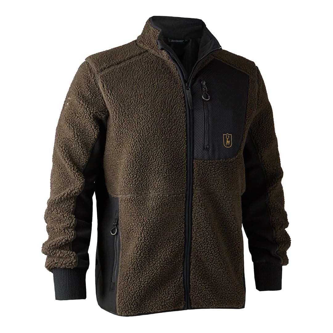 Rogaland Fibre Pile Jacket Chocolate Brown