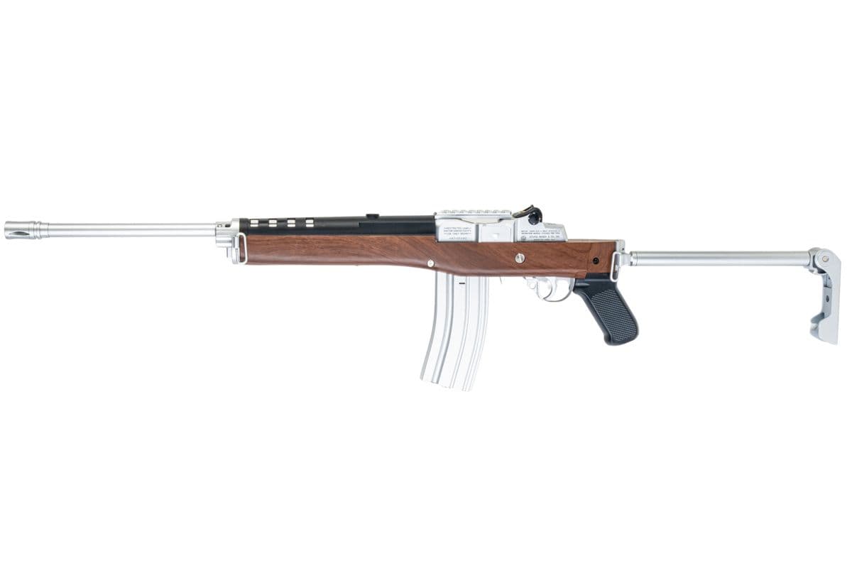 A Team Style Mini 14 AEG – Silver/Wood