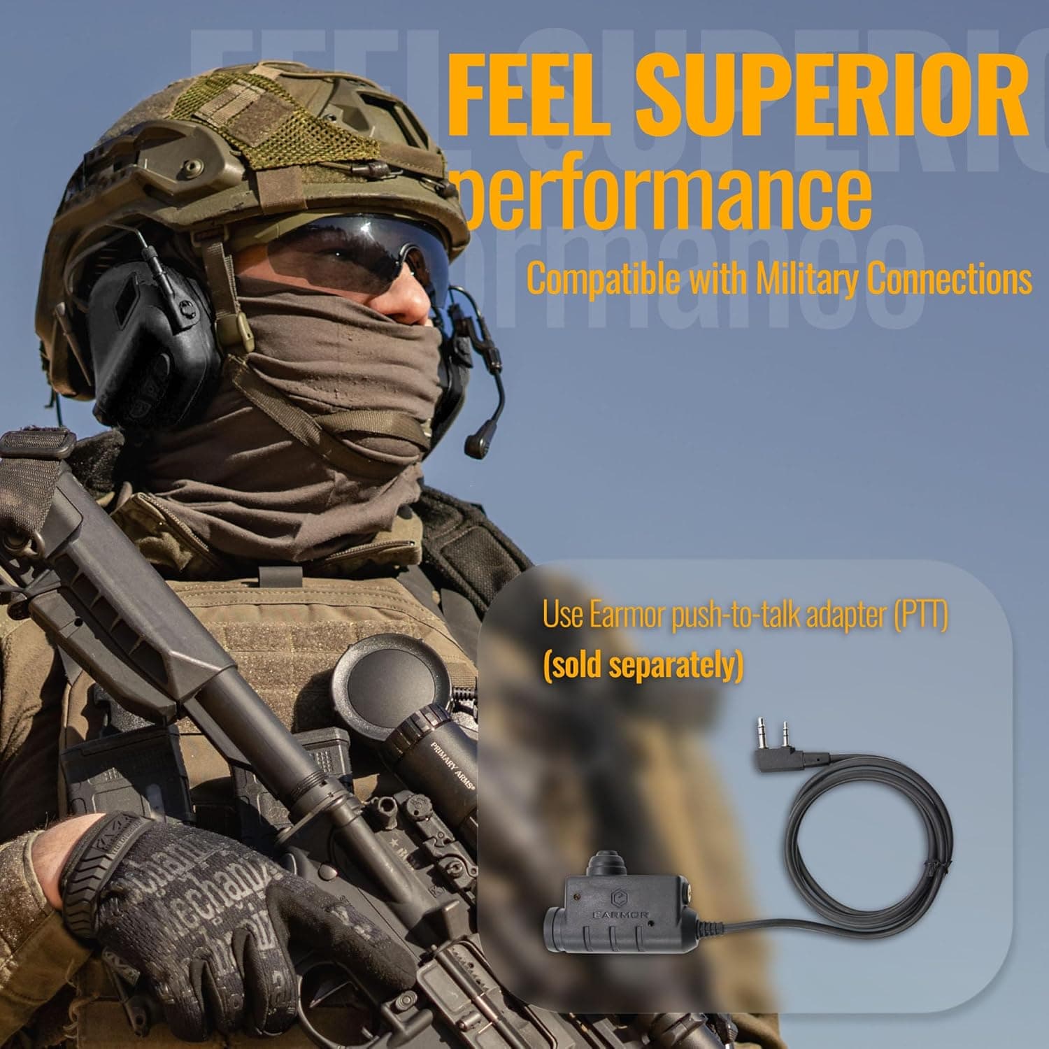 TATTICHE M32 PLUS TACTICAL – EARMOR — image 2