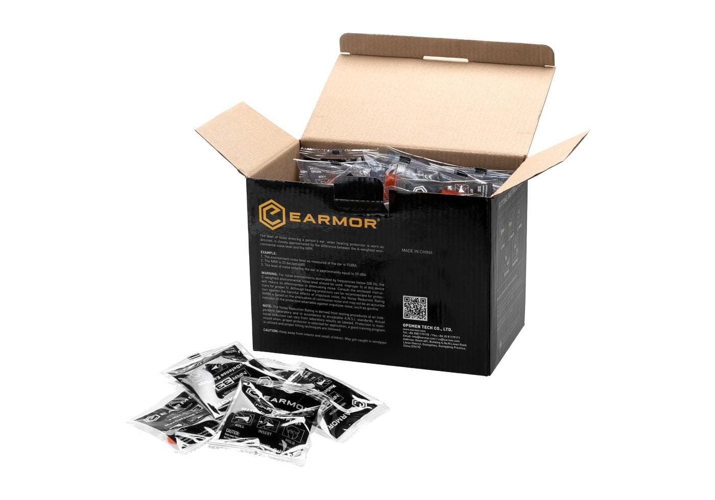 Max Defense Ear Plugs M01 NRR33 60 Pairs Box — image 3