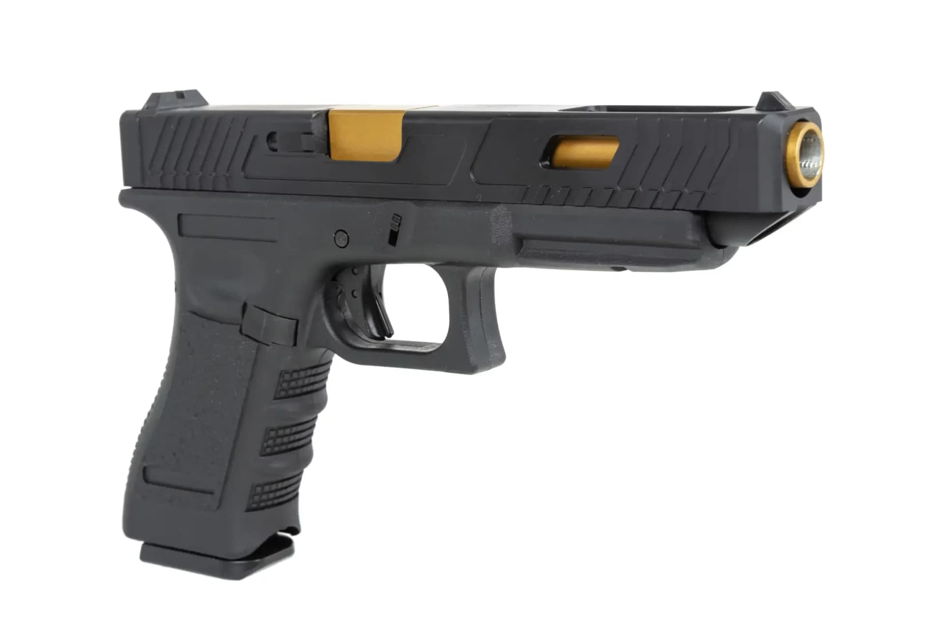 Airsoft EU34 TTi Gold Barrel GBB Airsoft Pistol — image 3