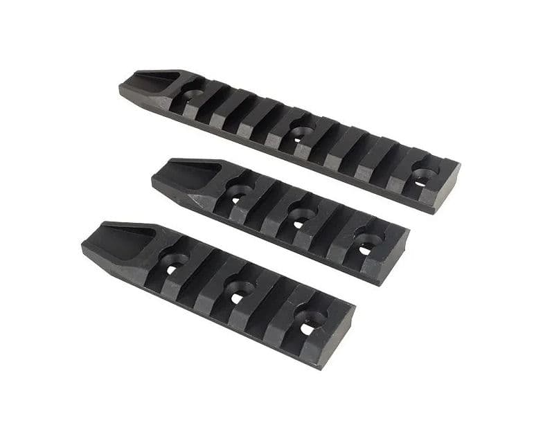 Airsoft URX Metal RIS Rails For KeyMod Systems x 1 Long 2 x Short
