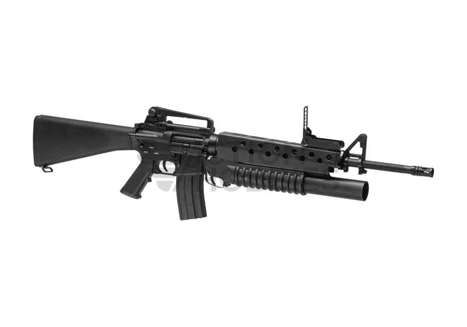 M16 A3 QR 1.0 EGV AEG Metal Body + Grenade Launcher — image 2