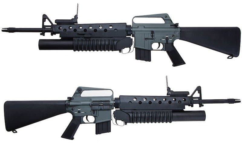 M16A1 with M203 Launcher VN (2025 Version with E-Shooter Mosfet)