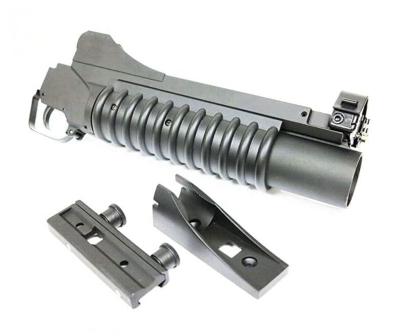 M203 Short Airsoft Grenade Launcher – 3 Mounting Options