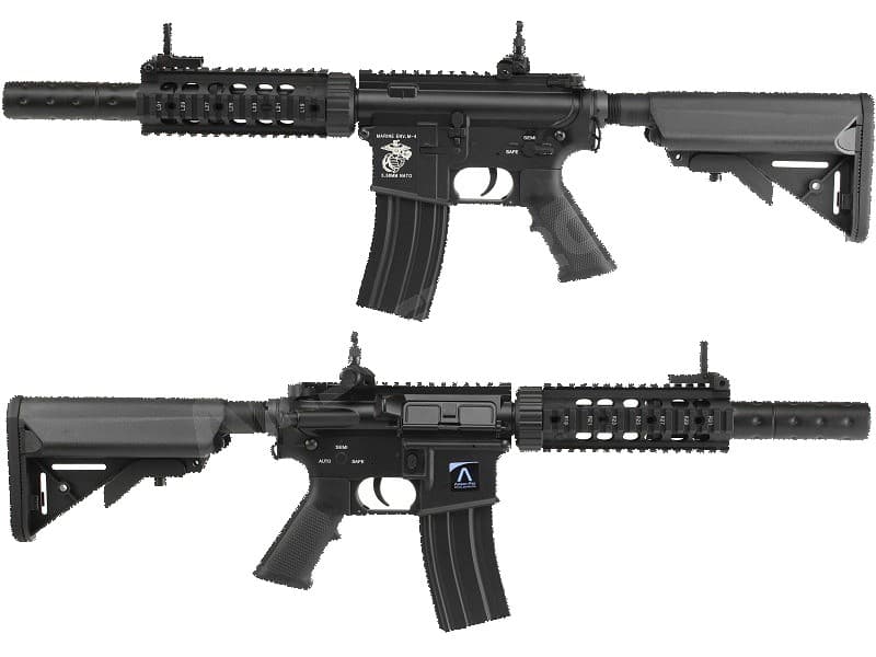 M4 CQB SD RIS Silencer 1.0 Airsoft Rifle